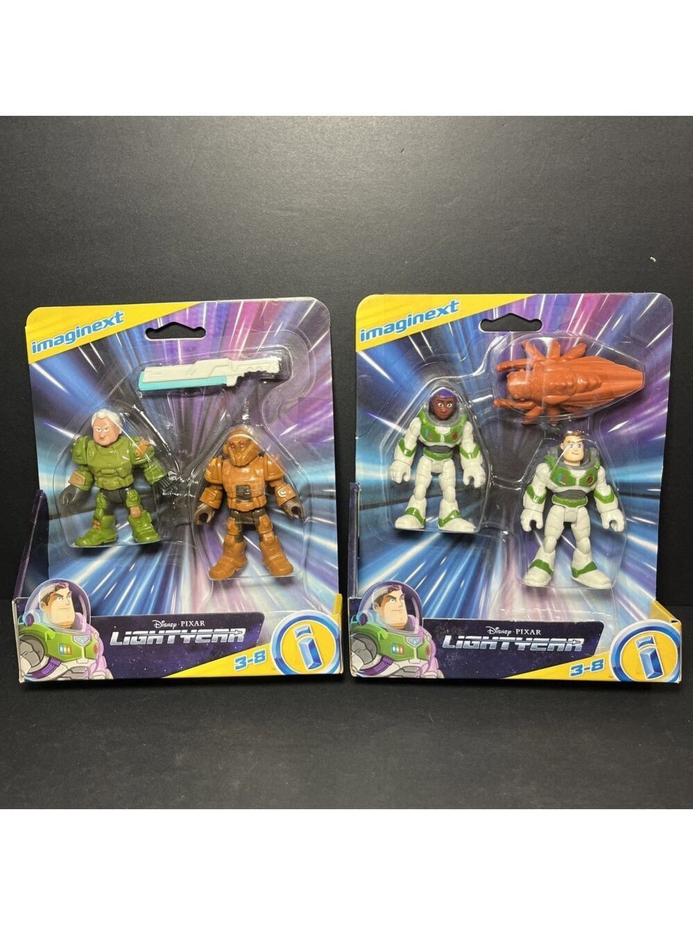 Lots Of 2 Disney Pixar Lightyear Action Figures Fisher-Price Imaginext Sealed CN